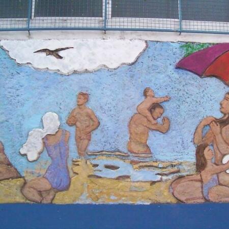 2013 - Octubre - Restauración Mural Club de Regatas - Corrientes (2)