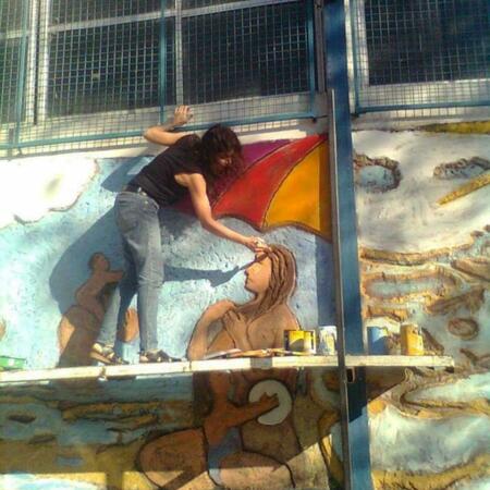 2013 - Octubre - Restauración Mural Club de Regatas - Corrientes (6)